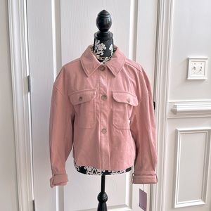 AVEC LES FILLES corduroy cropped shaket